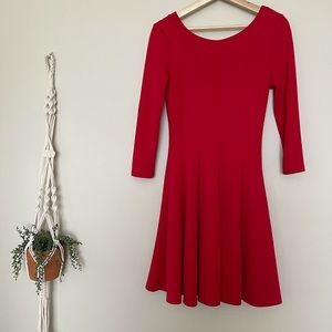 Anthropology Red Dress